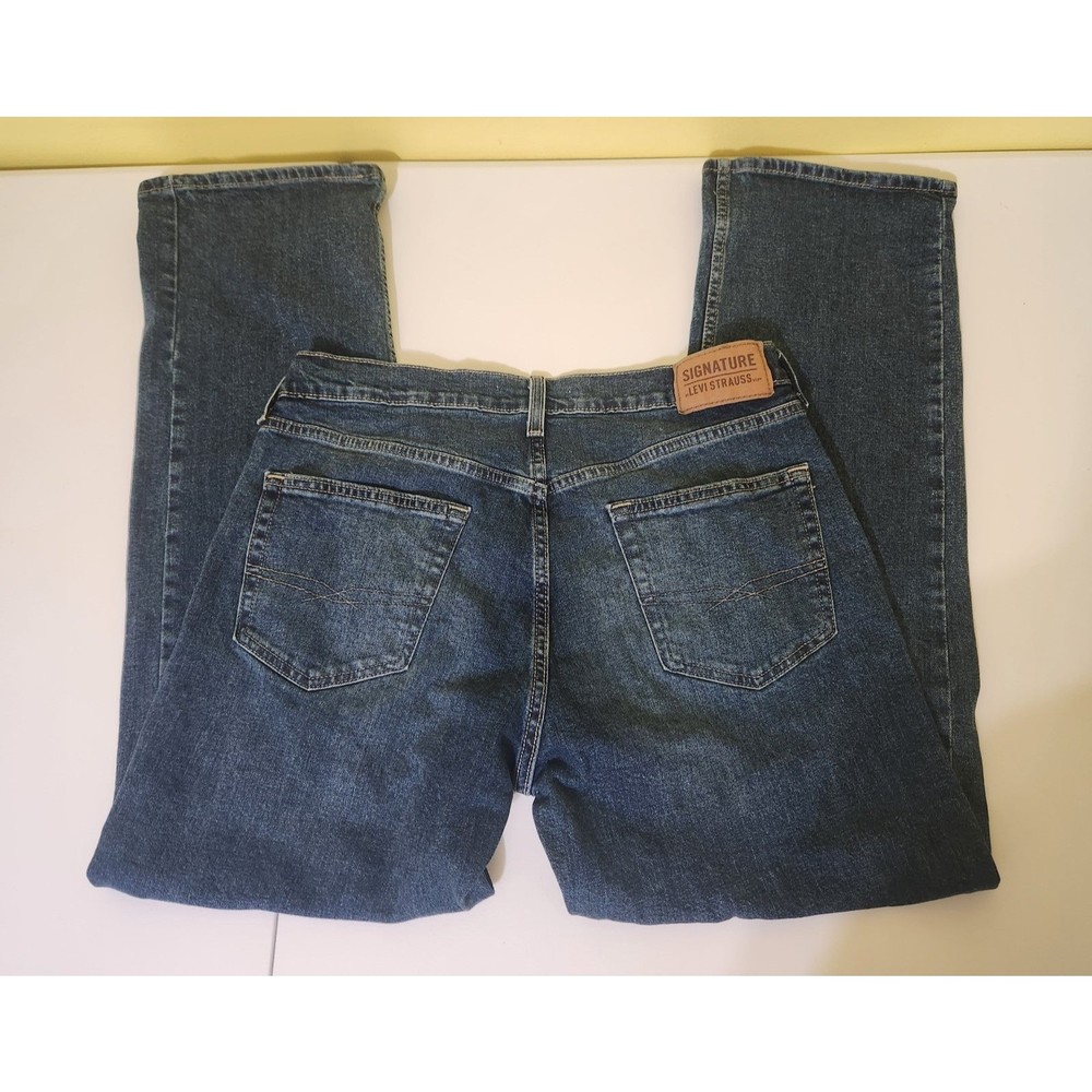 Signature by Levi Strauss men's relaxed fit jeans 34X30